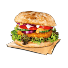 No Chicken Burger (vegan)