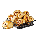 Pizzabrötchen mit Salami & Käse