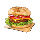 Walnut Cheddar Burger (veggie)